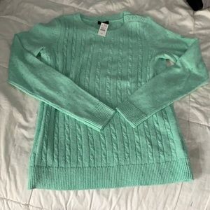 Talbots cable knit sweater